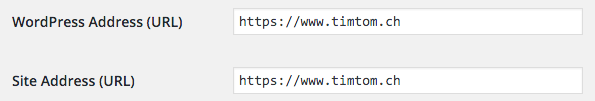 Setting the main URL of the WordPress install to HTTPS.